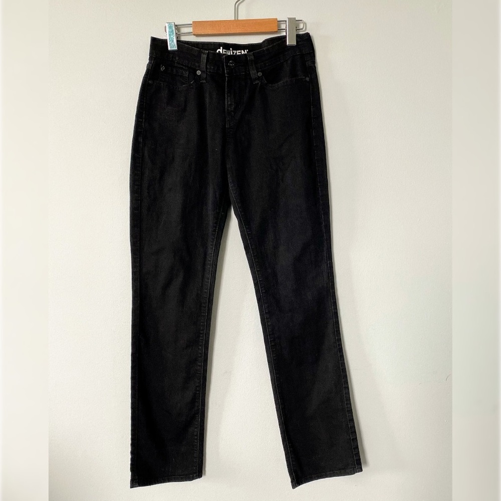 LEVI’s Size 6 Denizen Straight Leg Black Jeans
